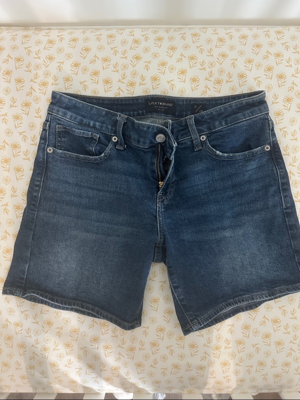 Lucky Brand Mid-Rise Denim Shorts